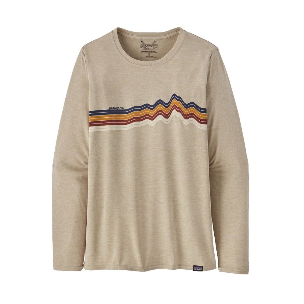 Patagonia Women's Long Sleeve Capilene Daily Graphic Cool Tee Medium Ridge Rise